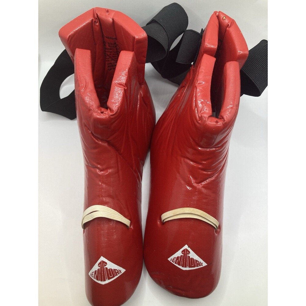 Mens Size 9/10 Century Red Foam Sparring Shoes Tae Kwon Do Karate